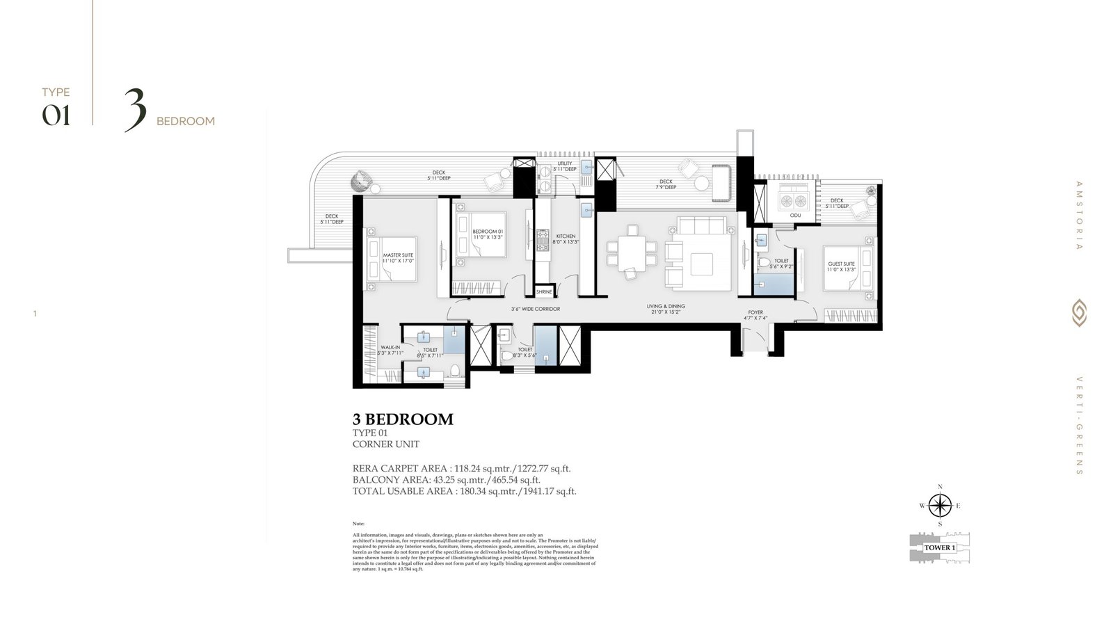 Amstoria Verti-Greens - Unit and Cluster Plan