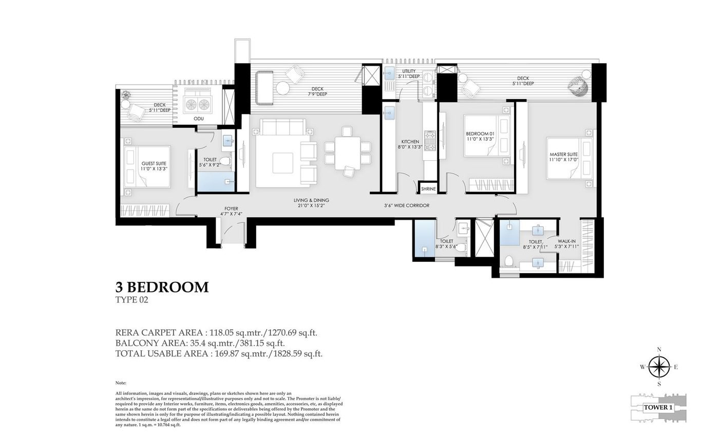 3 Bedroom · Type 02