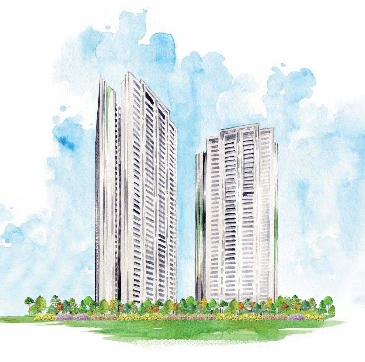 DLF Privana South view