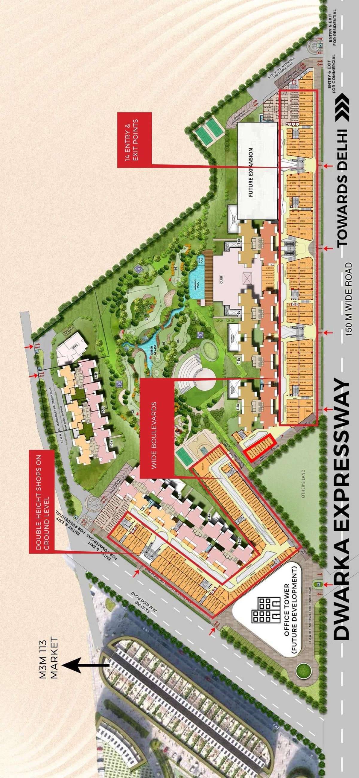 M3M 113 Market view
