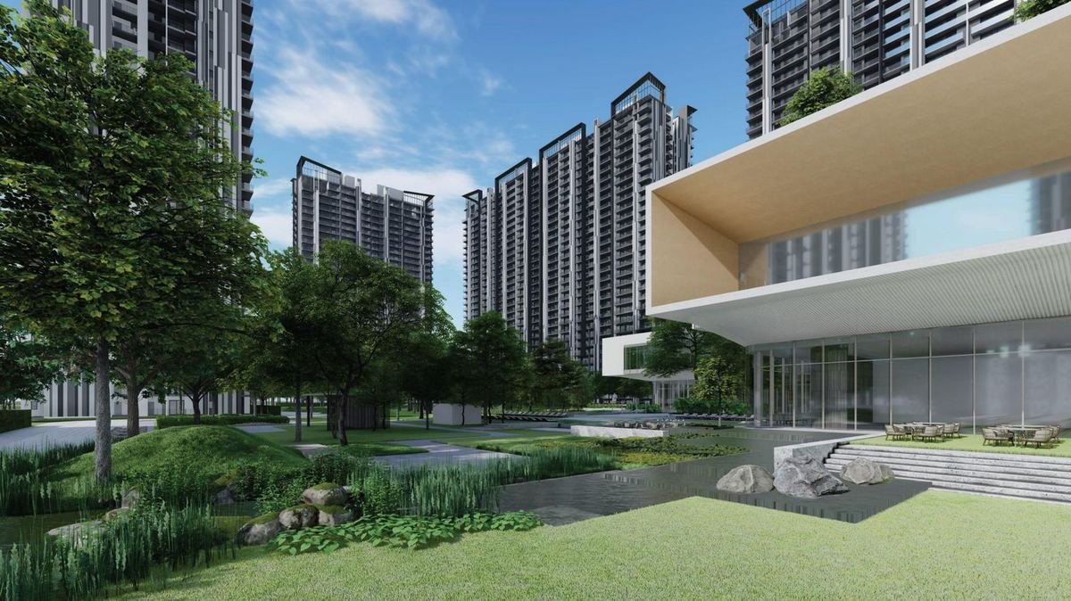 M3M Golf Hills view