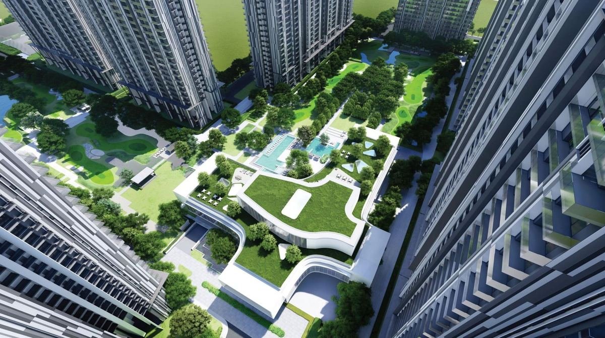 M3M Golf Hills view