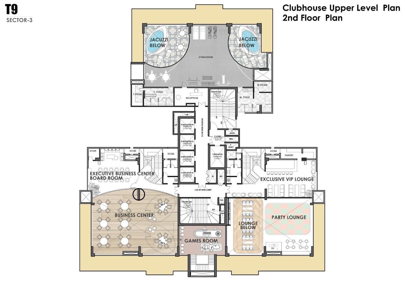 Clubhouse · Upper Level